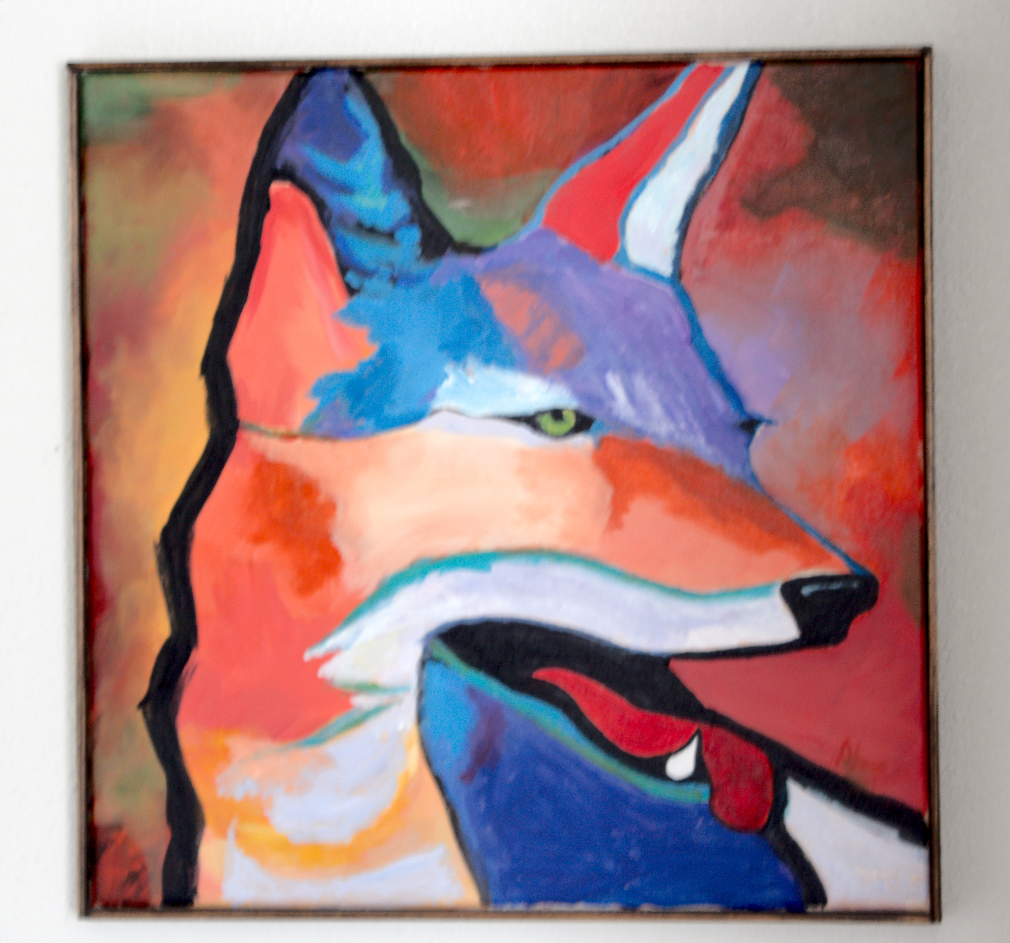 "Foxy" 
20 x 20 Acrylic on Canvas